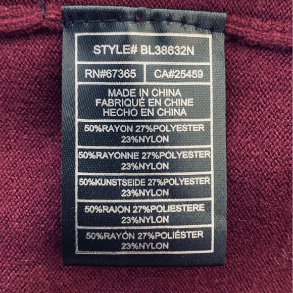 BB Dakota Womens Sweater Dress Red Burgundy Slit Crew Neck Long Sleeve Small - Picture 9 of 10